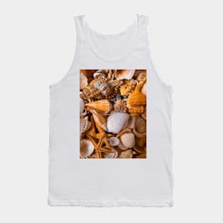 Summer Seashells Caribbean Sea Travel Relax Beach Yoga Tank Top